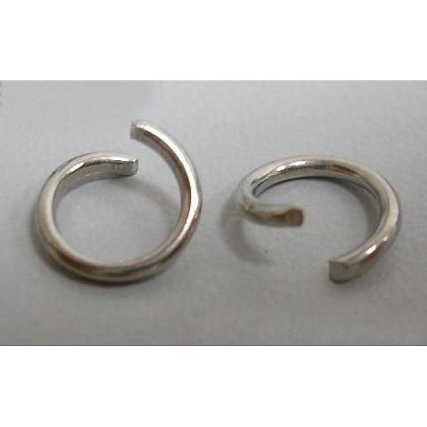 PandaHall Iron Jump Rings, Cadmium Free & Nickel Free, Open, Platinum Color, Single Ring, 21 Gauge, 4x0.7mm, Inner Diameter: 2.6mm, about...
PandaHall Iron Jump Rings, Cadmium Free & Nickel Free, Open, Platinum Color, Single Ring, 21 Gauge, 4x0.7mm, Inner Diameter: 2.6mm, about...